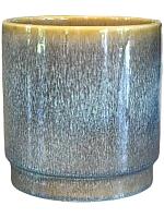 Кашпо Sense pot reactive jade blue D25 H25 см