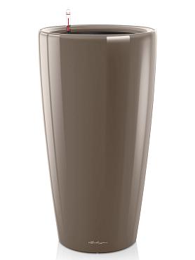 Кашпо Lechuza Rondo (серо-коричневый лакированный)