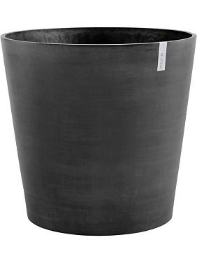 Кашпо Ecopots amsterdam wheels 100 dark grey Кашпо Ecopots amsterdam wheels 100 dark grey