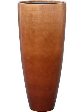 Кашпо Baq metallic silver leaf partner matt copper (с техническим горшком) Кашпо Baq metallic silver leaf partner matt copper (с техническим горшком)