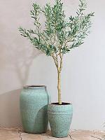 Кашпо Mediterranean ares l, rustic green D54 H68 см