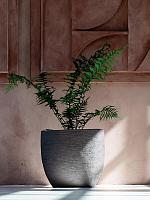 Кашпо Ruvido organic clay D67 H50 см