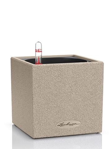 Кашпо Lechuza Canto Stone 14 песочно-бежевый