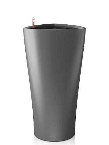 Кашпо Lechuza Delta 30 антрацитовый металлик