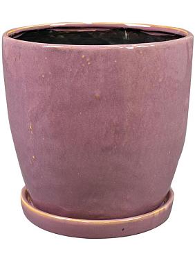 Кашпо с поддоном Vivi pot with saucer mauve Кашпо с поддоном Vivi pot with saucer mauve