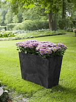 Кашпо Artstone ella divider black L60 W26 H40 см