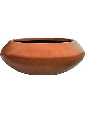 Кашпо Baq metallic silver leaf bowl ufo matt copper Кашпо Baq metallic silver leaf bowl ufo matt copper