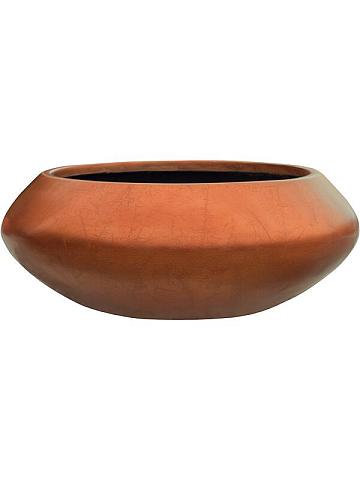 Кашпо Baq metallic silver leaf bowl ufo matt copper Кашпо Baq metallic silver leaf bowl ufo matt copper