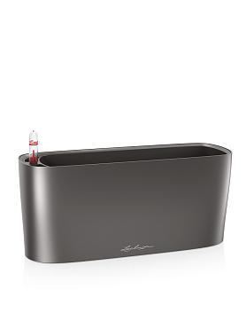 Кашпо Lechuza Delta 10 (антрацитовый металлик)