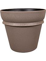 Кашпо Ilvy pot taupe D32 H28 см