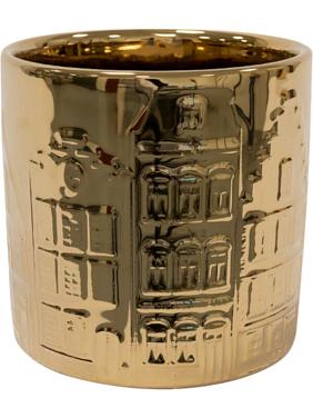 Кашпо Jille pot houses gold Кашпо Jille pot houses gold