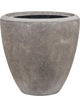 Кашпо Baq polystone plain couple grey (с техническим горшком) Кашпо Baq polystone plain couple grey (с техническим горшком)