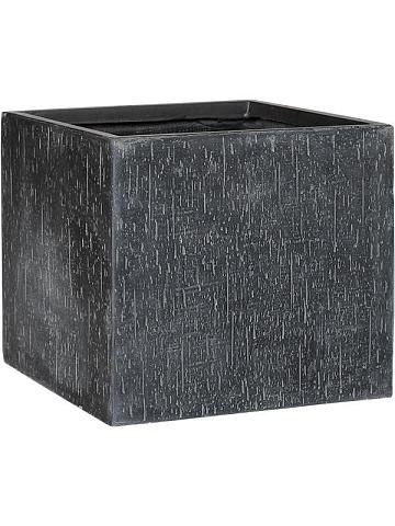 Кашпо Baq raindrop cube anthracite