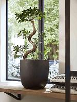 Кашпо Capi urban smooth nl planter ball black D54 H52 см