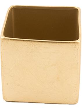 Кашпо Basic square minipot gold Кашпо Basic square minipot gold