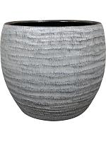 Кашпо Manuel pot shiny grey D30 H26 см