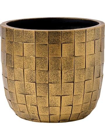 Кашпо Capi nature blocks planter ball black gold Кашпо Capi nature blocks planter ball black gold