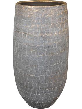 Ваза Renzo pot tall shiny grey Ваза Renzo pot tall shiny grey