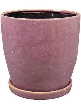 Кашпо с поддоном Vivi pot with saucer mauve Кашпо с поддоном Vivi pot with saucer mauve