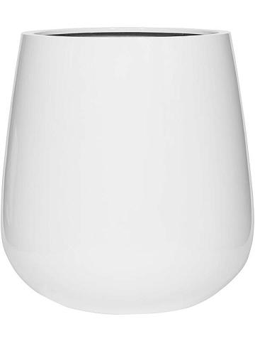 Кашпо Fiberstone pax xl glossy white Кашпо Fiberstone pax xl glossy white