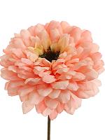 Цинния персиковая искусственная H70 см Цинния персиковая искусственная H70 см