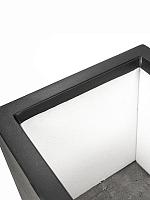 Кашпо Stretto high box anthracite L200 W50 H60 см