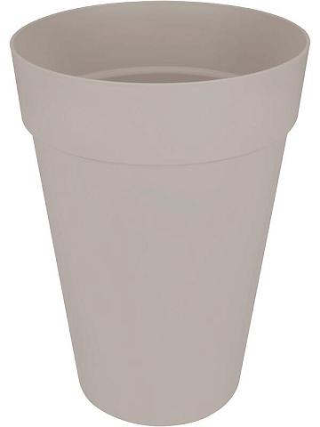 Кашпо Loft urban round high warm grey