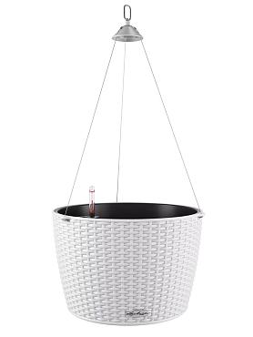 Кашпо подвесное Lechuza Nido Cottage (белый)