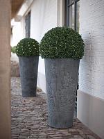 Кашпо Artstone claire vase black D28 H49 см