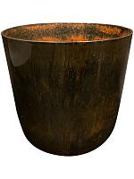 Кашпо Palermo pot marble brown D23 H22 см Кашпо Palermo pot marble brown D23 H22 см