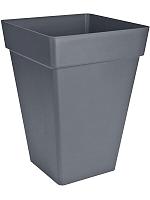 Кашпо Loft urban square high anthracite L30 W30 H42 см Кашпо Loft urban square high anthracite L30 W30 H42 см