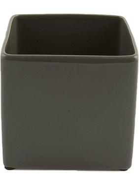 Кашпо Basic square minipot dark grey Кашпо Basic square minipot dark grey