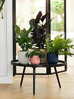 Кашпо Vibes fold round butter yellow D14 H12 см