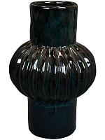 Ваза Sanah pot tall petrol D15 H23 см