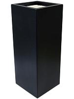 Кашпо Vepo carya square anthracite L40 W40 H120 см