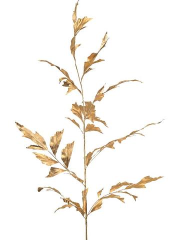Ветка Кариоты золотая искусственная Ветка Кариоты золотая искусственная