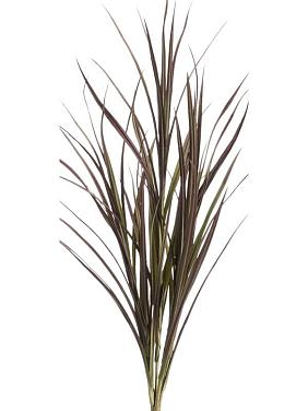 Трава бургунди пучок искусственная