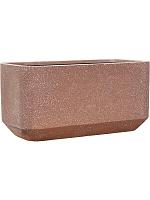 Кашпо Baq terrazzo rounded rectangle mocha L100 W50 H50 см