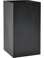 Кашпо Baq basic square dark grey (mit einsatz) L31 W31 H56 см