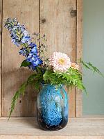 Ваза Asha vase blue ocean D15 H20 см Ваза Asha vase blue ocean D15 H20 см