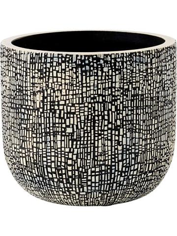 Кашпо Capi nature skin planter ball black beige Кашпо Capi nature skin planter ball black beige