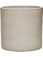 Кашпо Cylinder pot cream D50 H50 см