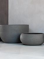 Кашпо Terreno low balloon clay D73 H33 см