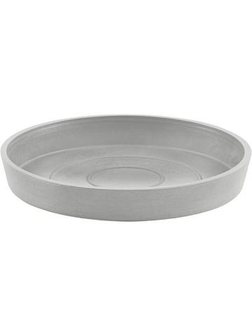 Поддон Ecopots round 20 white grey Поддон Ecopots round 20 white grey