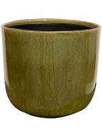 Кашпо Nine pot olive green D19 H17 см