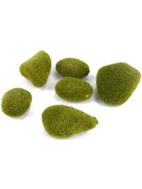 Моховой камень зеленый искусственный (6 шт)