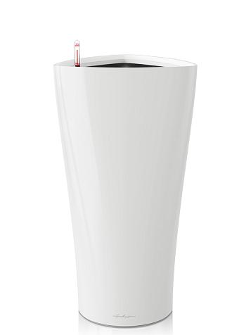 Кашпо Lechuza Delta 30 белый лакированный