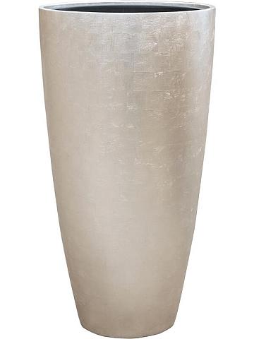 Кашпо Baq metallic silver leaf partner matt light champagne (с техническим горшком) Кашпо Baq metallic silver leaf partner matt light champagne (с техническим горшком)