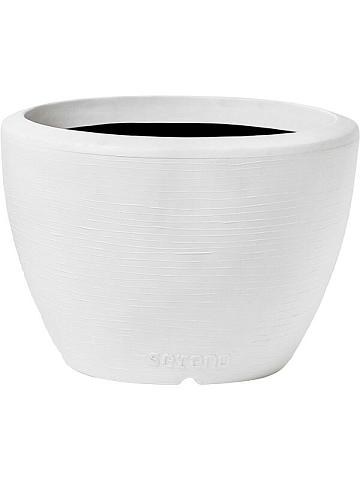 Кашпо Capi arc granite planter ball white Кашпо Capi arc granite planter ball white
