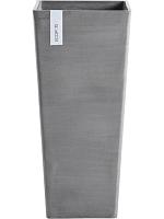 Кашпо Ecopots rotterdam high 70 grey L32 W32 H70 см